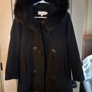 Pendleton Women's Wool Black Pea Coat